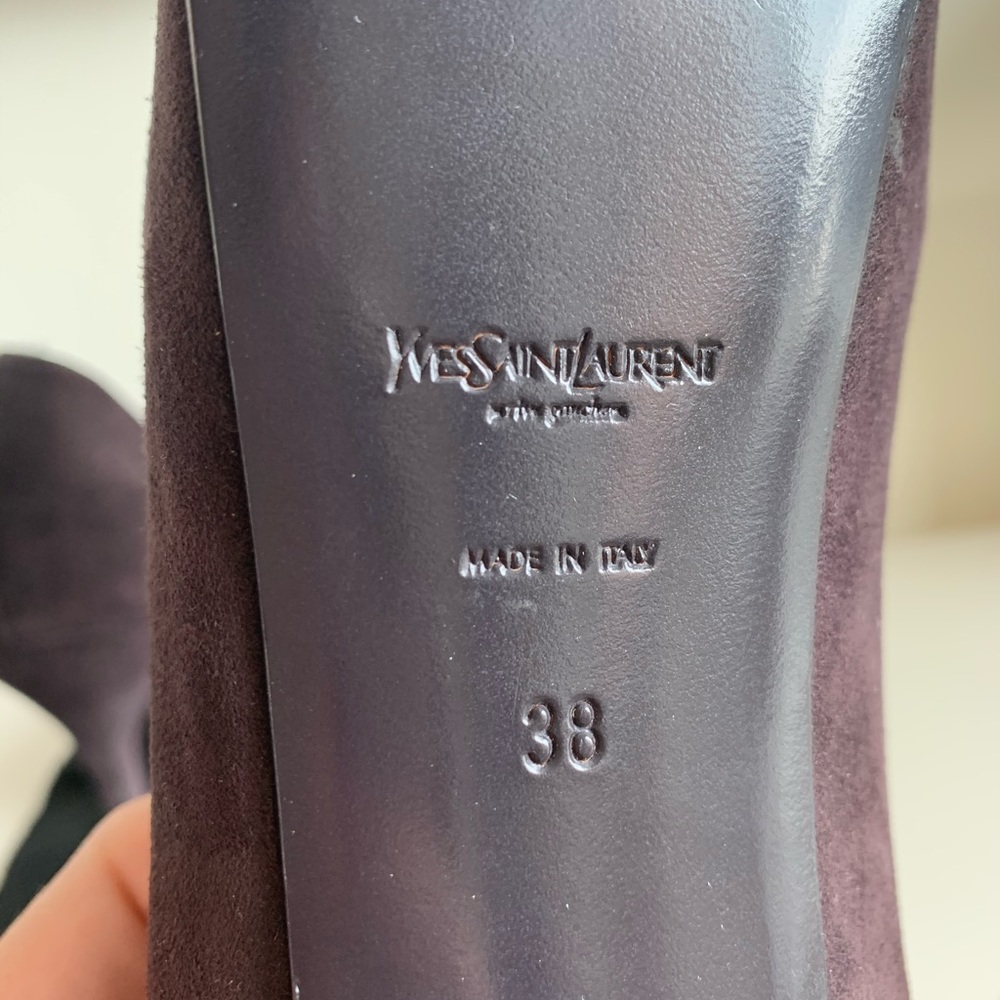 YSL Yves Saint Laurent Cap Toe Pump - Picture 8 of 8